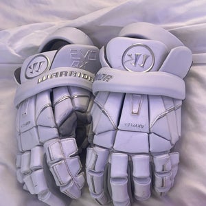 Used Warrior Large EVO QX Lacrosse Gloves