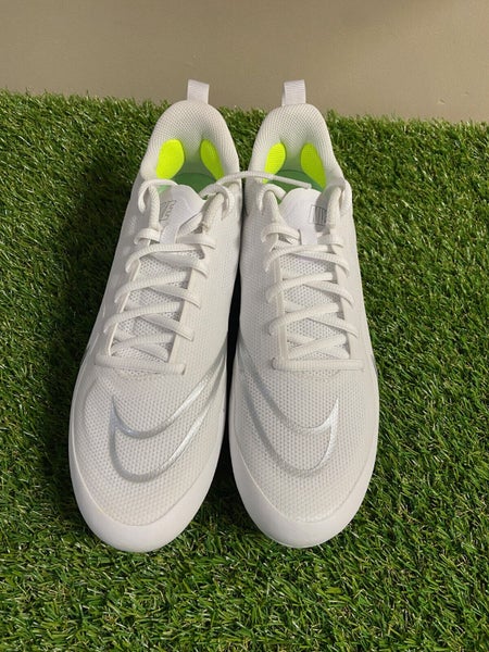 *SOLD* Nike Alpha Huarache 8 Pro LAX Lacrosse Cleats White CW4439-110 Men's 11.5 NEW