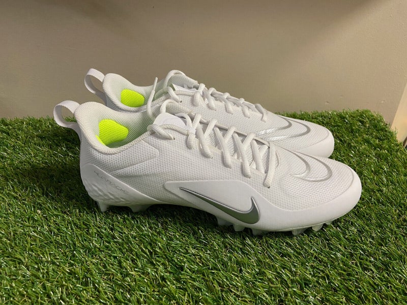 *SOLD* Nike Alpha Huarache 8 Pro LAX Lacrosse Cleats White CW4439-110 Men's 11.5 NEW