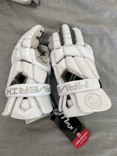 New  Maverik Large Max Lacrosse Gloves
