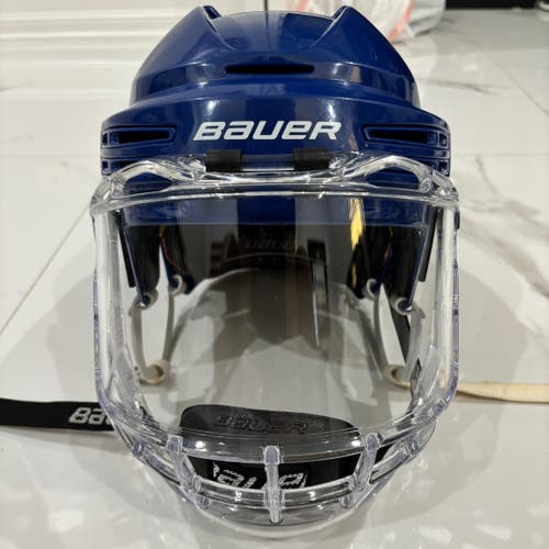 Used Large Bauer Re-Akt 75 Helmet Pro Stock