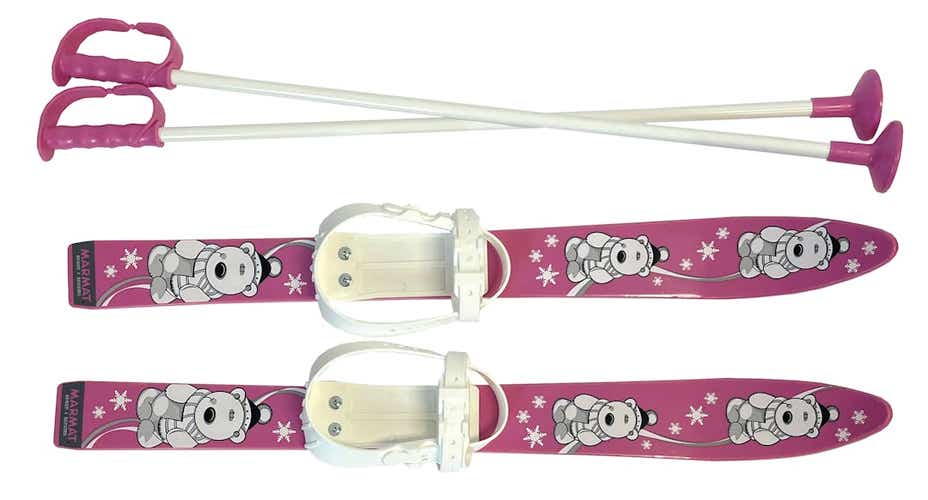New Marmat Kids Cross Country Skis Pink