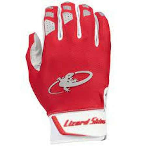 Lizard Skin Komodo Batting Glove Youth Red L