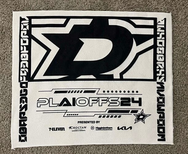 Dallas Stars 2024 NHL Playoffs Rally Towel Round 1 Game 1