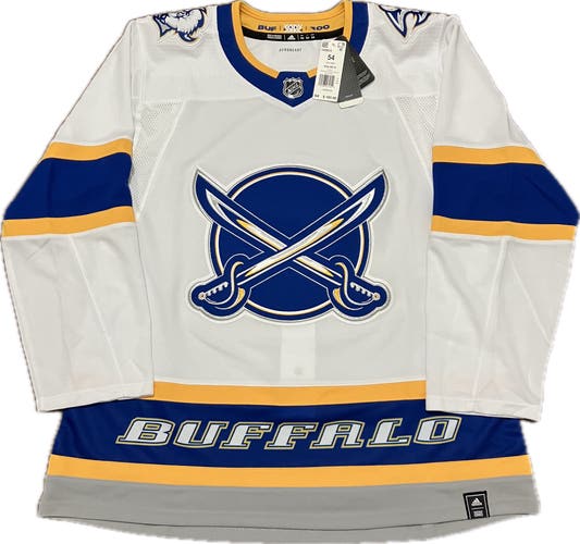 NWT Buffalo Sabres Reverse Retro 1.0 Blank Adidas NHL Hockey Jersey Size 54