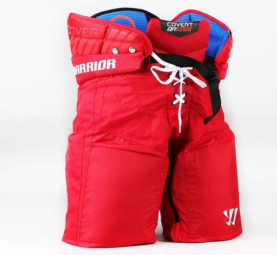 New Warrior Covert QR Edge senior ice hockey pants size XL red SR pant sz pads