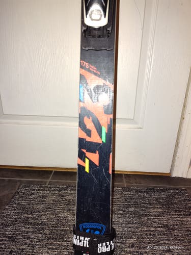 Used Unisex Rossignol 175 cm Racing Hero Athlete GS Skis Without Bindings