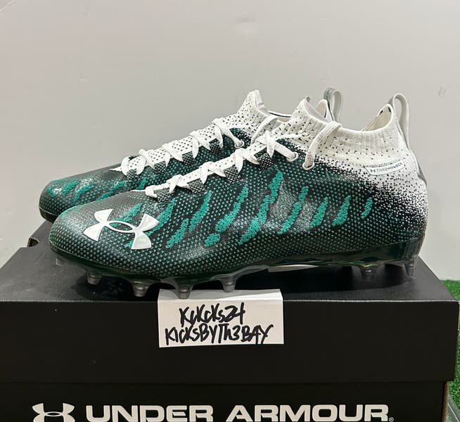 Under Armour Spotlight Lux MC Football Cleats Green Size