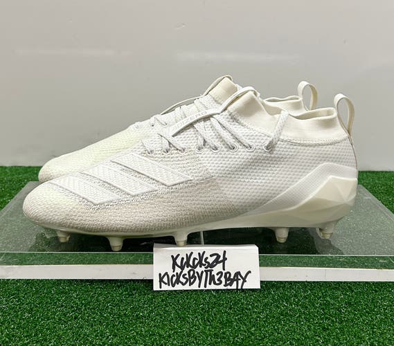 Adidas Adizero 8.0 Football Cleats White Size 12 Mens F36593