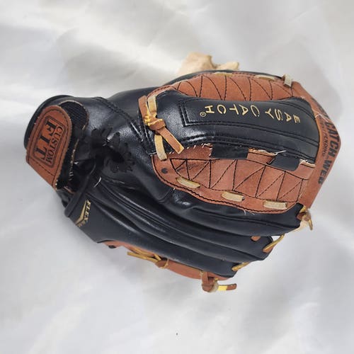 Wilson Black and Tan Easy Catch Dual Finger Power 9.5”A0327 EC95 Baseball T-Ball Left Throw Glove