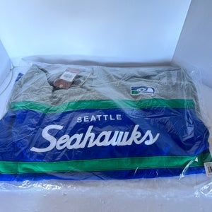 NWT Men’s Seattle Seahawks Mitchell & Ness Head Coach Pullover Hoodie