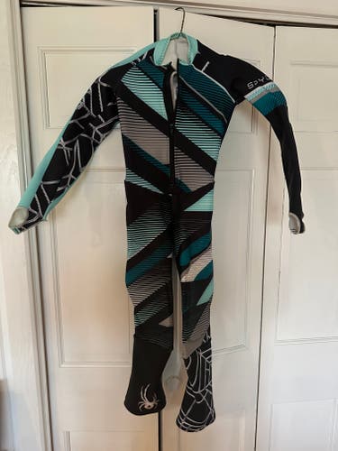 New Youth Small/Med Unisex 2019 Spyder Ski Suit FIS Legal