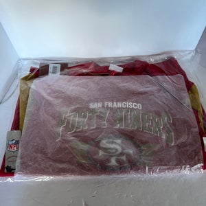 San Francisco 49ers Mitchell & Ness Allover 3.0 Pullover crew