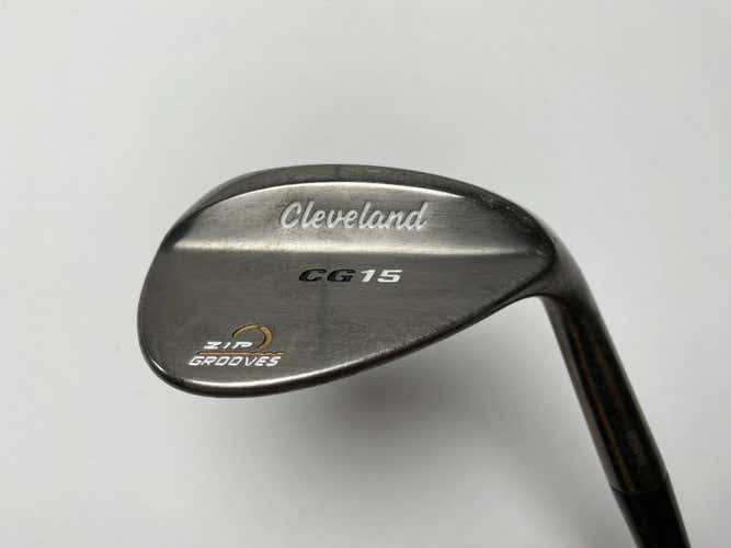 Cleveland CG15 Black Pearl 56* 14 Bounce Traction Wedge Steel Mens RH
