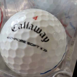 Used Callaway Chrome soft x Balls 12 Pack (1 Dozen)