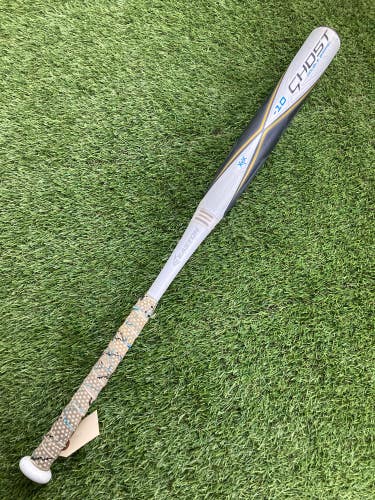 (Cracked) Used 2020 Easton Ghost Bat (-10) Composite 28 oz 32"