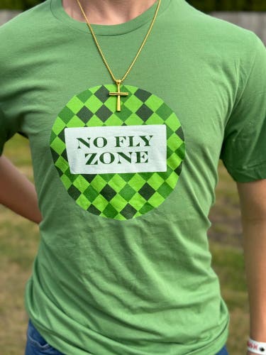 “No Fly Zone” Baseball T-Shirt