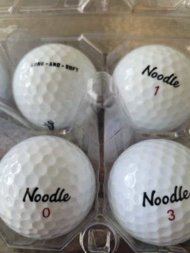Used TaylorMade Noodle Long and Soft Balls 12 Pack (1 Dozen)