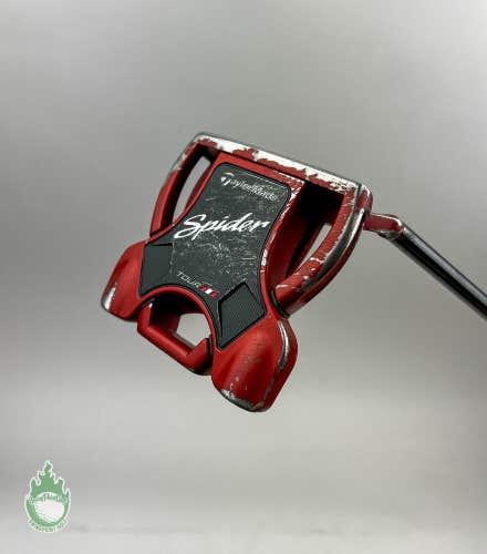 Used Right Handed TaylorMade Spider Tour Red 34.5" Putter Steel Golf Club