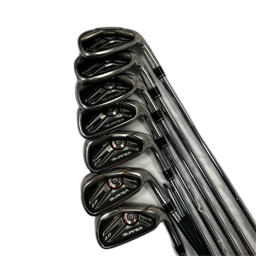 TaylorMade Used Right Handed Men's Steel Shaft Iron Set