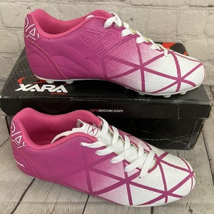 Xara Soccer Illusion 9508 Women's Soccer Cleats Color Pink White US Size 5