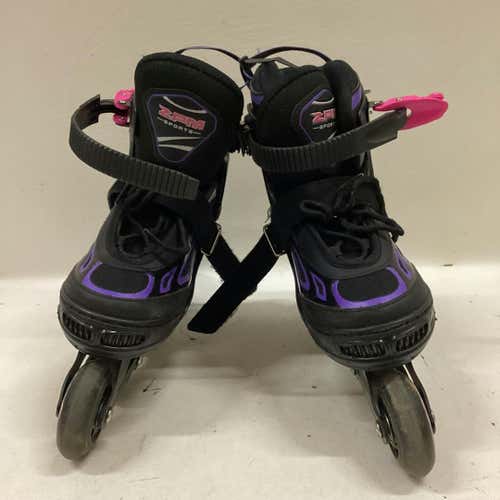 Used Zpm Sports Sz Adj Rollerblades Adjustable Inline Skates - Rec And Fitness