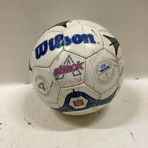 Used Wilson Attack 4 Soccer Balls