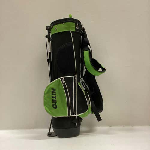 Used Nitro Jr Stand Green Black Golf Junior Bags