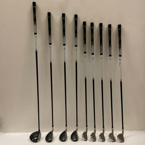 Used Callaway Solaire 9 Piece Ladies Flex Graphite Shaft Women's Package Sets