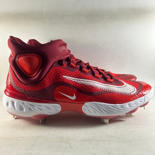 NEW Nike Alpha Huarache Elite 4 Mens Baseball Cleats Red Size 13 DJ6520-616