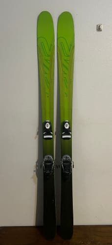 K2 Pinnacle 95 Downhill Skis 184 cm Rossignol Look FKS 120 Pivot Bindings TUNED!