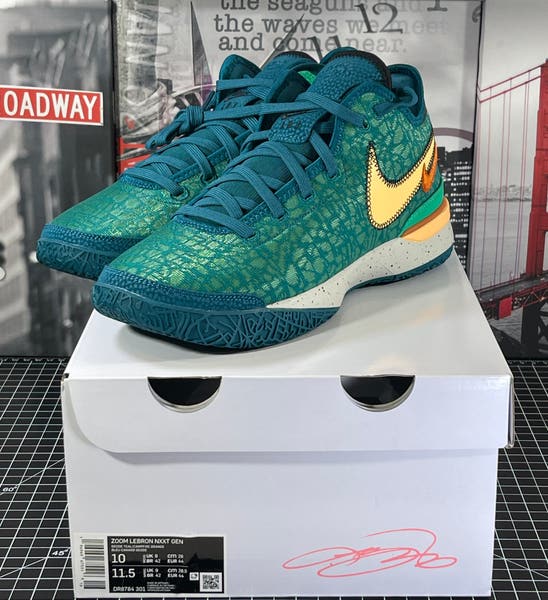 Nike Zoom Lebron NXXT Gen Geode Teal Shoes DR8784- 301 Men's Size