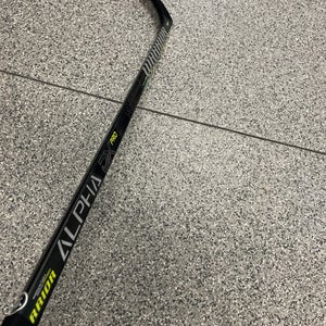 Used Senior Warrior Right Handed Mid Pattern Pro Stock Alpha DX Pro Hockey Stick