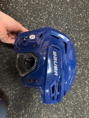 Blue Used Medium Bauer Re-Akt 150 Helmet