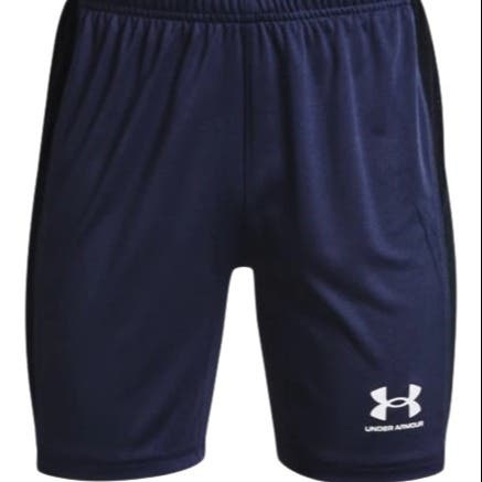 Youth Navy Blue Under Armour Challenger Knit Shorts