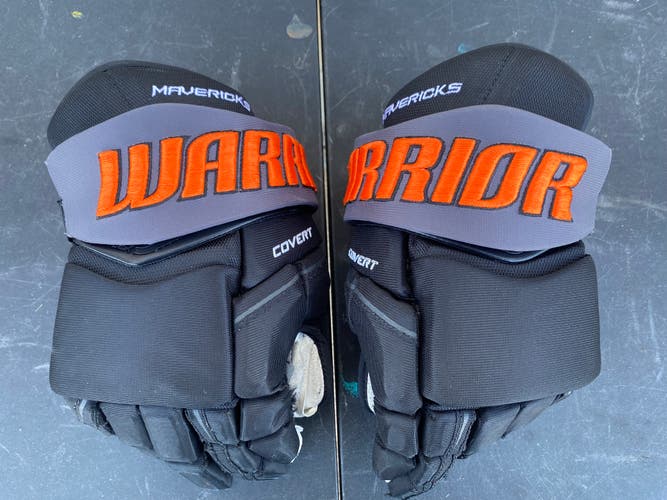 Warrior Covert Pro Stock Hockey Gloves 14" Black Orange 3701