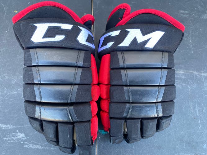 CCM HG97 Pro Stock 14" Hockey Gloves Blackhawks Black 3712