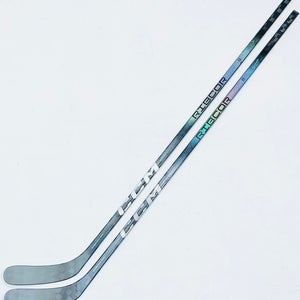 2 Pack Custom Silver CCM Ribcore Trigger 8 Pro Hockey Sticks-RH-85 flex-P88-Grip W/ Bubble Texture
