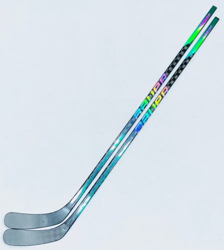 2 Pack Custom Green Bauer Nexus SYNC (2N Pro Build) Hockey Stick-RH-82 Flex-P92-Grip