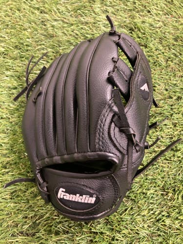 Black Used Franklin RTP Right Hand Throw Baseball Glove 8"