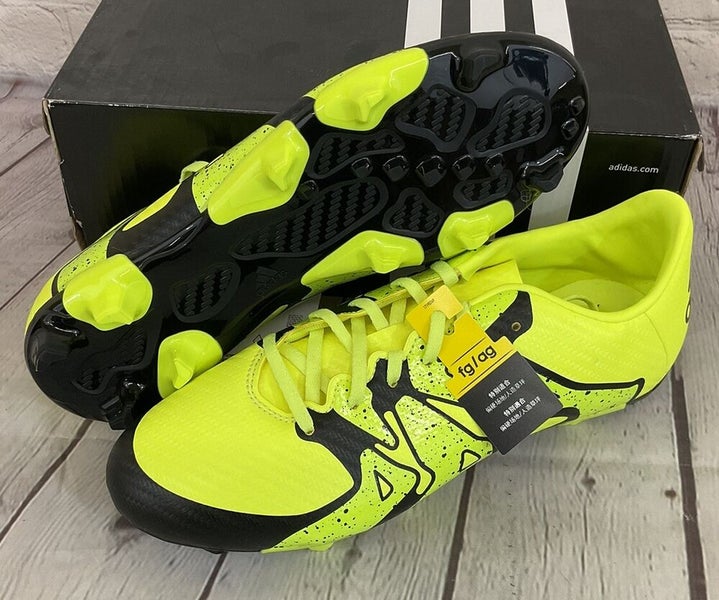 Adidas B26997 X 15.3 FG/AG J Boy's Soccer Cleats Solar Yellow Core Black US 3.5