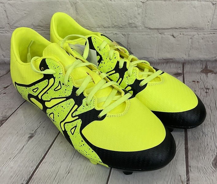 Adidas B26997 X 15.3 FG/AG J Boy's Soccer Cleats Solar Yellow Core Black US 3.5