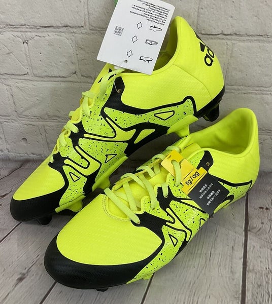 Adidas B26997 X 15.3 FG/AG J Boy's Soccer Cleats Solar Yellow Core Black US 3.5