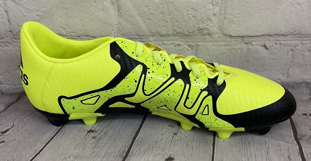 Adidas B26997 X 15.3 FG/AG J Boy's Soccer Cleats Solar Yellow Core Black US 3.5