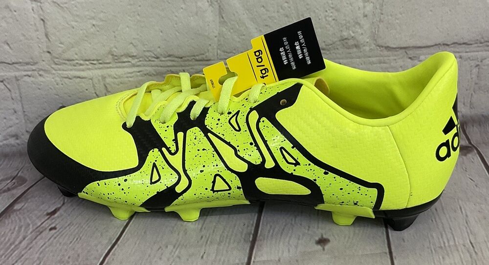 Adidas B26997 X 15.3 FG/AG J Boy's Soccer Cleats Solar Yellow Core Black US 3.5