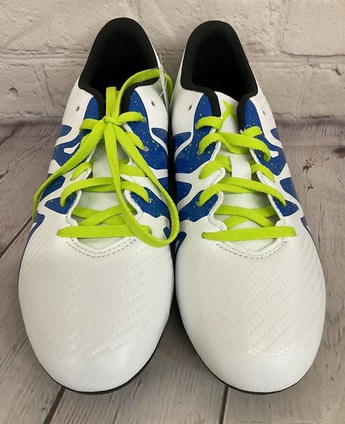 Adidas S74638 X 15.3 FG/AG J Boy's Soccer Cleats White Black Solar Slime US 2.5