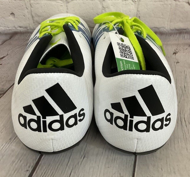 Adidas S74638 X 15.3 FG/AG J Boy's Soccer Cleats White Black Solar Slime US 2.5