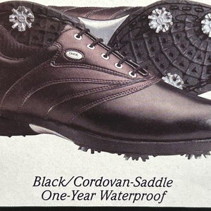 Etonic Men's Dri-Lite 200 Golf Shoes (Black, 10.5, Medium) Vintage NEW