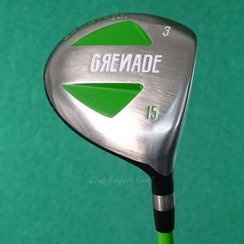 Bombtech Golf Grenade Fairway 15° 3 Wood Factory Graphite Regular w/ HC *READ*