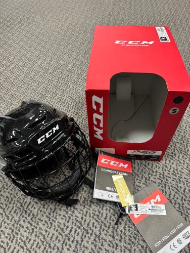 CCM Tacks 310 Black Small Combo Helmet